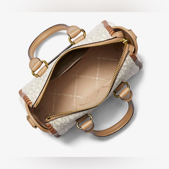 Carine Extra-Small Signature Logo Satchel - Picture 3 of 4